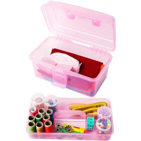 Multipurpose Plastic Storage Container Organizer Box Case - Picture 5 of 8